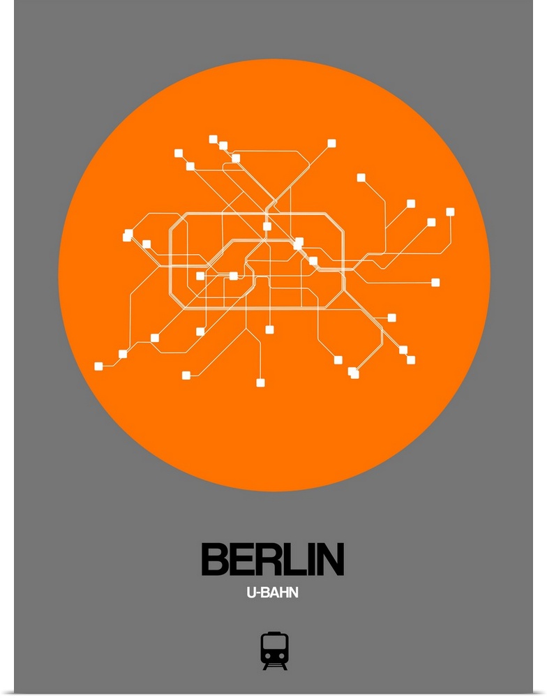 Berlin Orange Subway Map