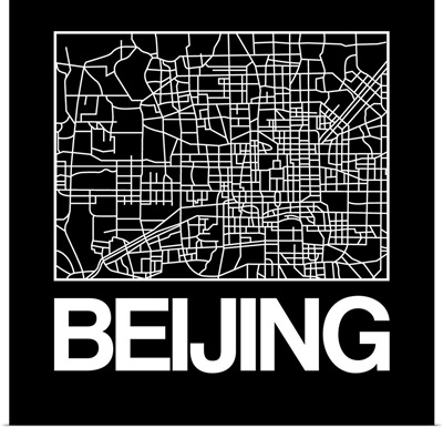 Black Map of Beijing