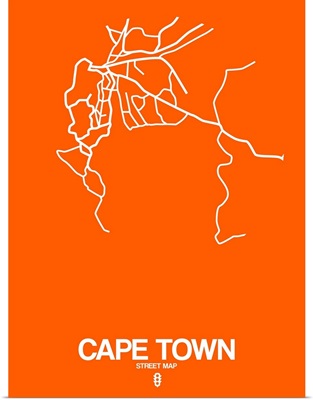 Cape Town Street Map Orange