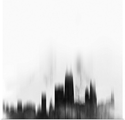 Chicago City Black Skyline