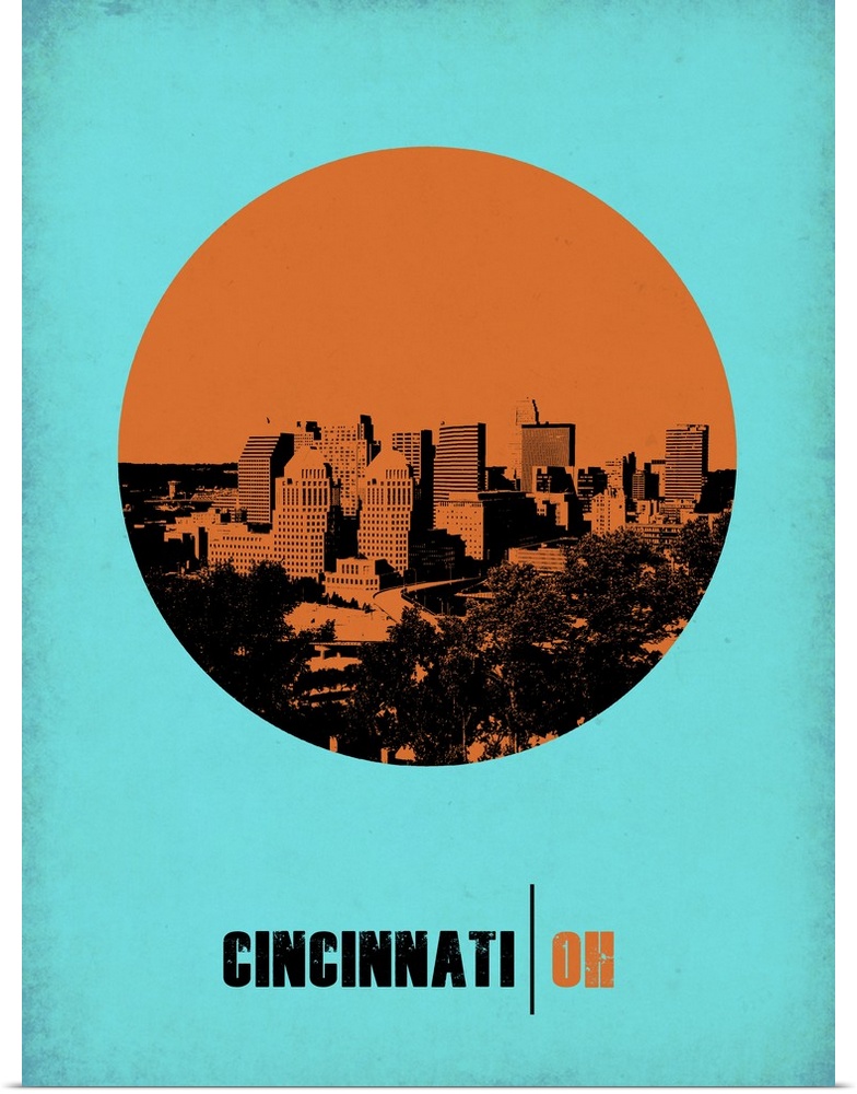 Cincinnati Circle Poster I