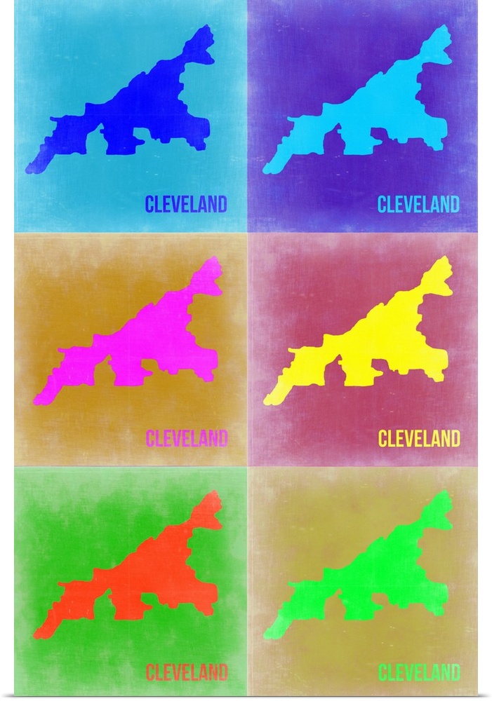 Cleveland Pop Art Map III