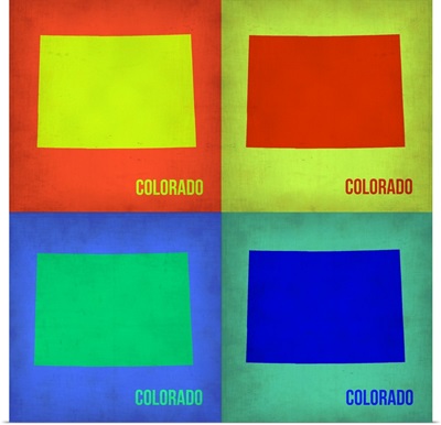 Colorado Pop Art Map I
