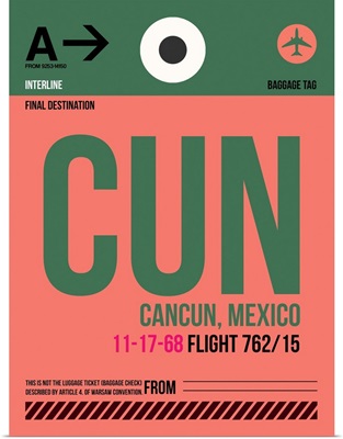 CUN Cancun Luggage Tag II