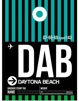DAB Daytona Beach Luggage Tag II
