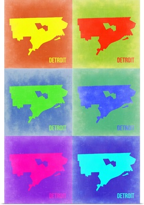 Detroit Pop Art Map III