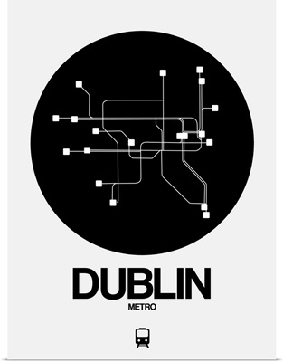 Dublin Black Subway Map