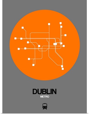 Dublin Orange Subway Map