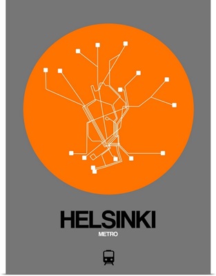 Helsinki Orange Subway Map