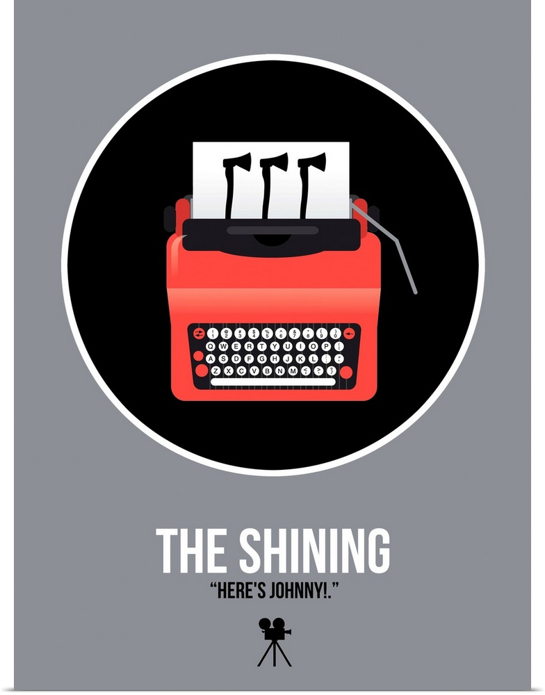 Contemporary minimalist movie poster artwork of The Shining.