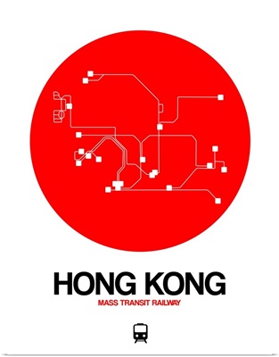 Hong Kong Red Subway Map