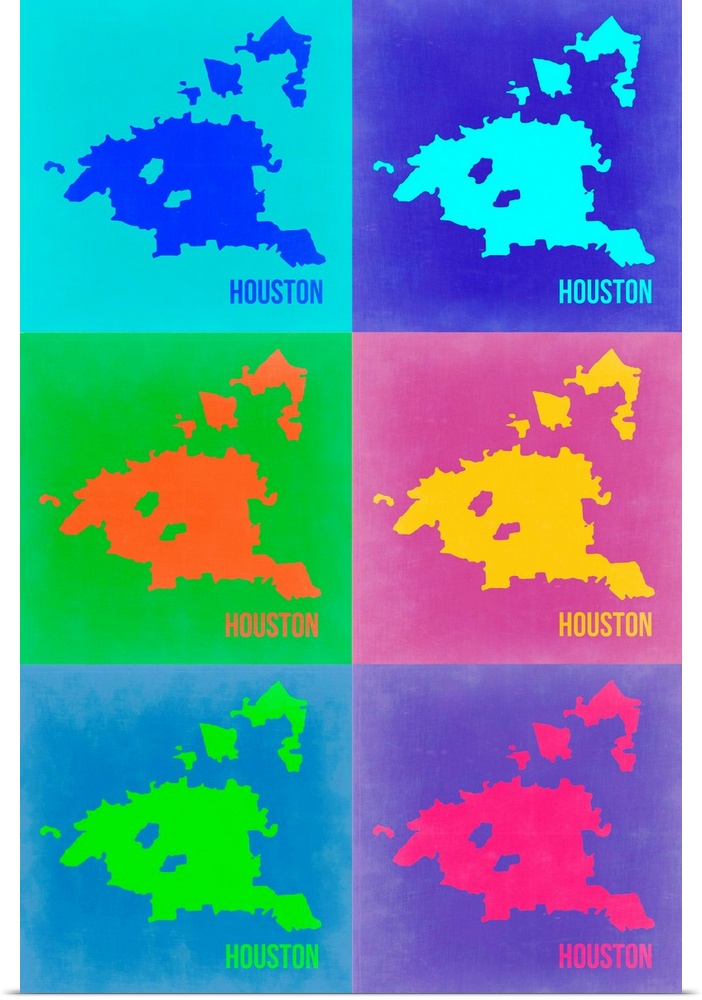 Houston Pop Art Map III