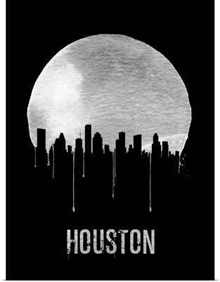 Houston Skyline Black
