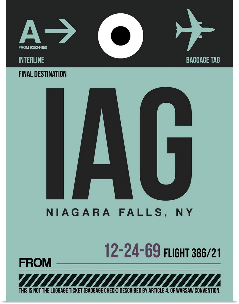 IAG Niagara Falls Luggage Tag II