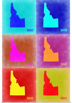 Idaho Pop Art Map II