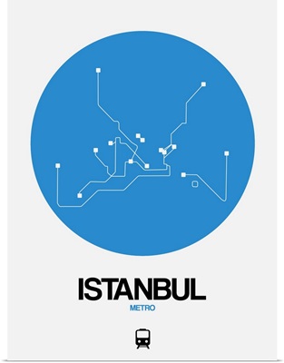 Istanbul Blue Subway Map