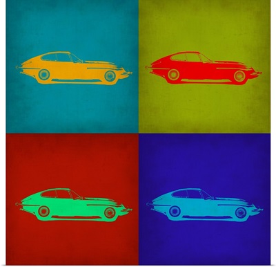 Jaguar E Type Pop Art I