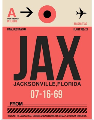 JAX Jacksonville Luggage Tag I