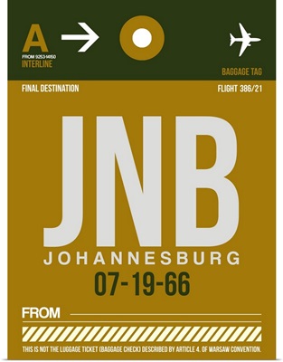 JNB Johannesburg Luggage Tag I