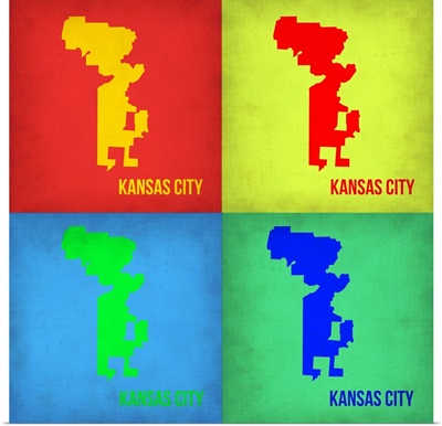 Kansas City Pop Art Map I