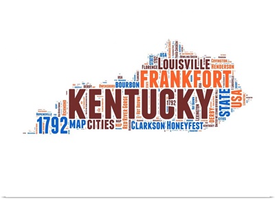 Kentucky Word Cloud Map