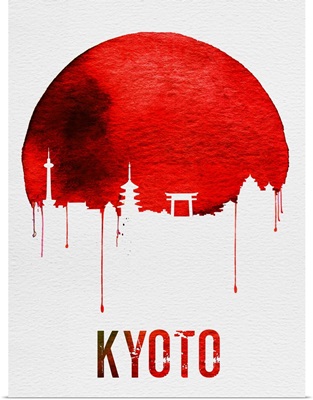Kyoto Skyline Red