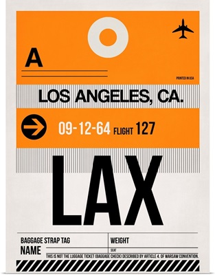 LAX Los Angeles Luggage Tag II