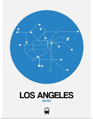 Los Angeles Blue Subway Map