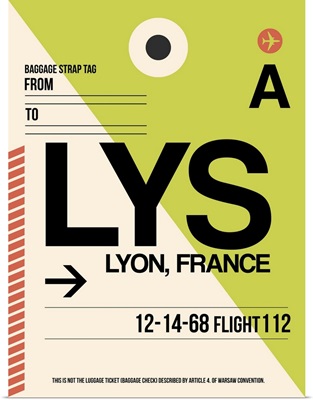 LYS Lyon Luggage Tag I