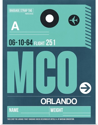 MCO Orlando Luggage Tag II