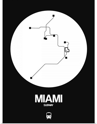Miami White Subway Map