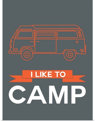 Minimalist Camper Poster I