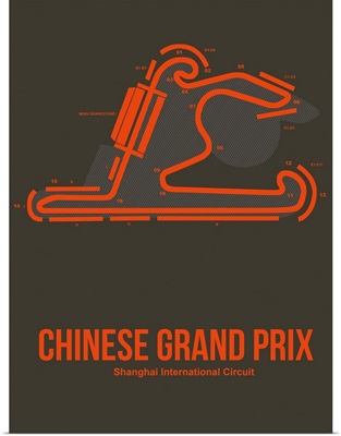 Minimalist Chinese Grand Prix Poster II
