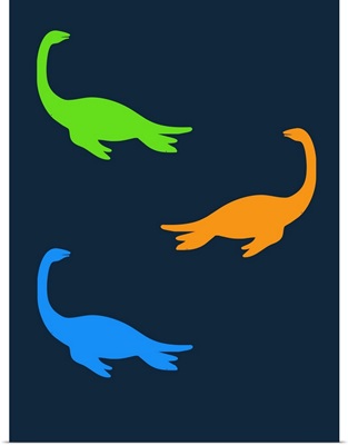 Minimalist Dinosaur Family Poster XX