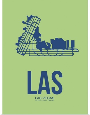 Minimalist LAS Las Vegas Poster II