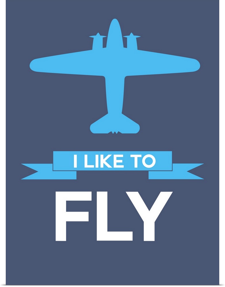 Minimalist Plane Poster I
