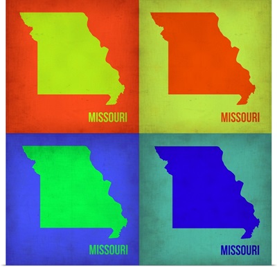 Missouri Pop Art Map I