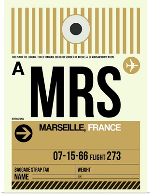 MRS Marseille Luggage Tag I
