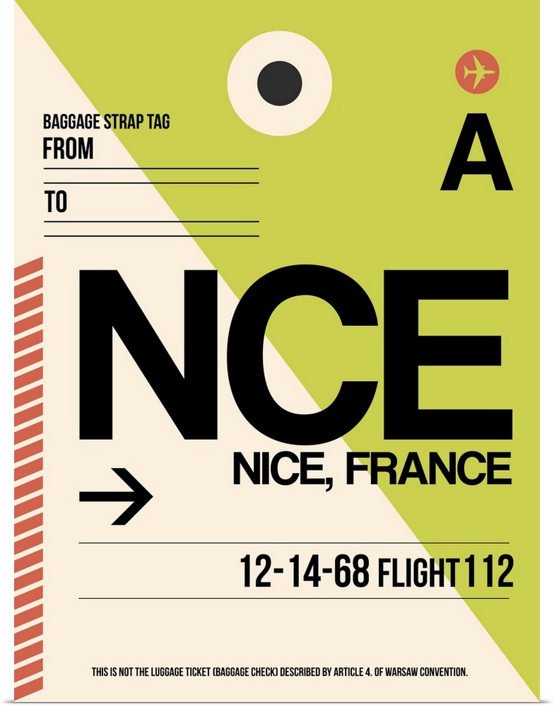 NCE Nice Luggage Tag II