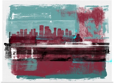 New Orleans Abstract Skyline I
