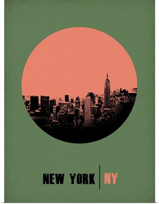 New York Circle Poster I