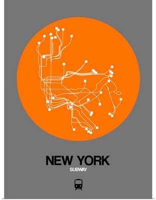 New York Orange Subway Map