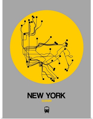 New York Yellow Subway Map