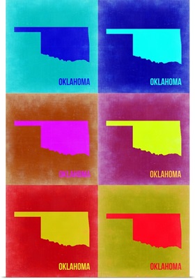 Oklahoma Pop Art Map II