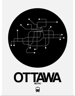 Ottawa Black Subway Map
