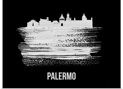 Palermo Skyline Brush Stroke White