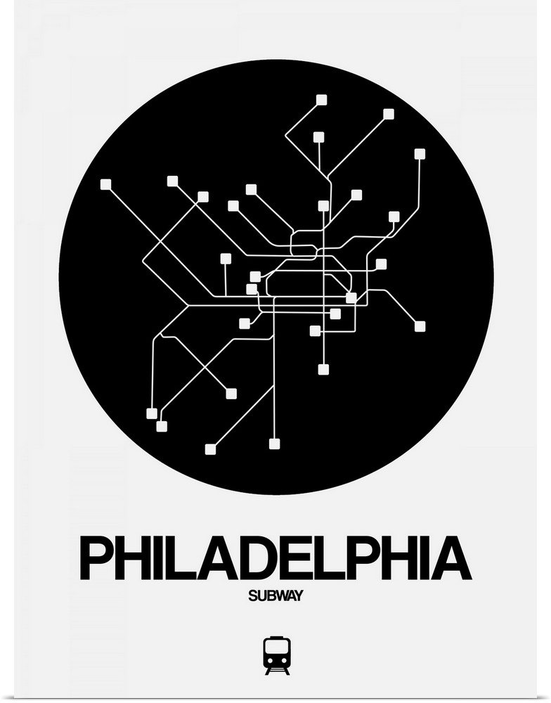 Philadelphia Black Subway Map