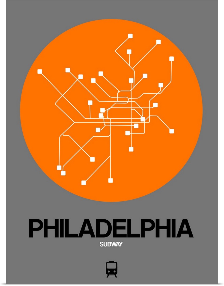 Philadelphia Orange Subway Map