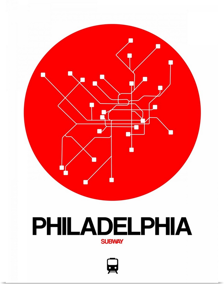 Philadelphia Red Subway Map