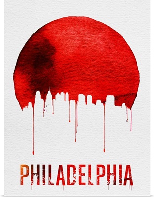 Philadelphia Skyline Red